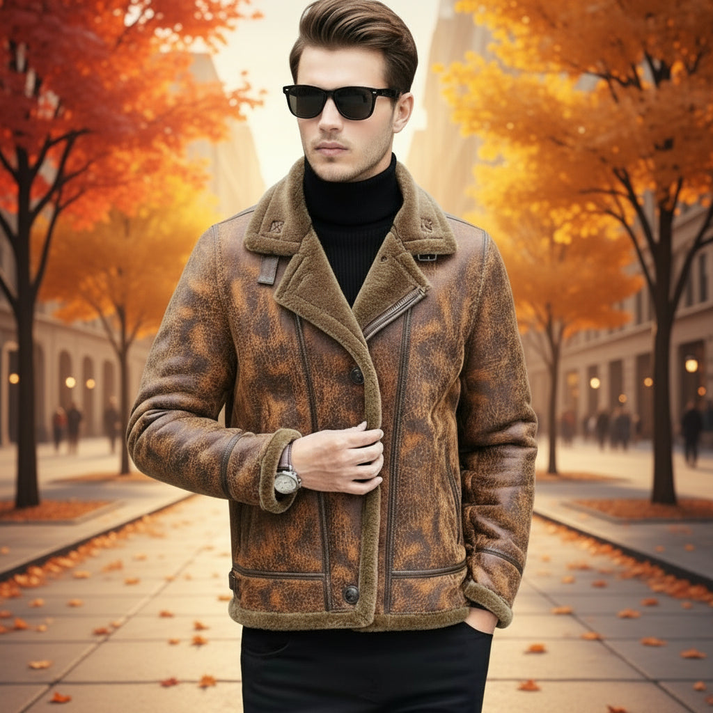 Mike Fur Integrated Short Coat