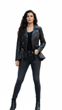 Short Black Leather Jacket