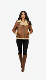 Short Light Brown Sheepskin Jack
