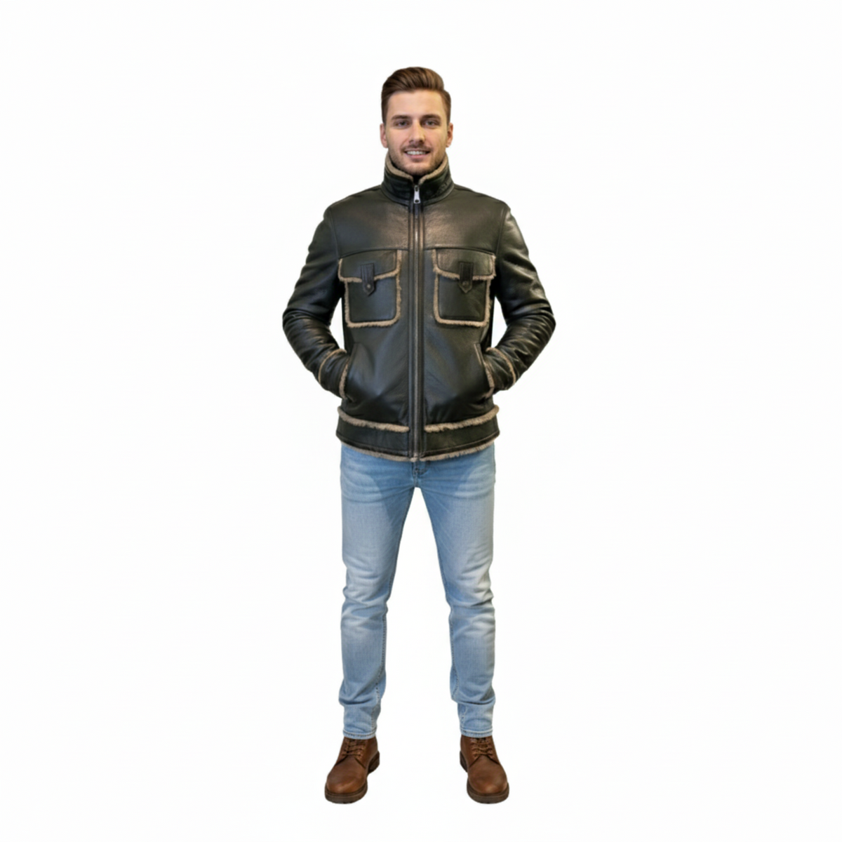 Dark Forest Green Sheepskin