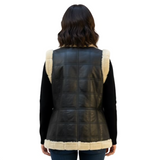 White Sleeveless sheepskin