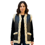 White Sleeveless sheepskin