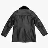 Long Black sheepskin Coat