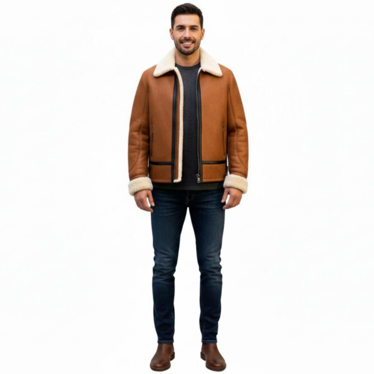 Light Brown Sheepskin jacket